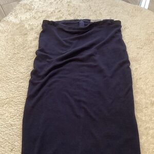The Hanger Navy Pencil Skirt - Sleek Tailored Look